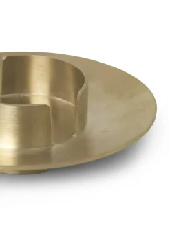 Ferm Living kaarsenhouder, brass< Kaarsenhouders & Kaarsenborden