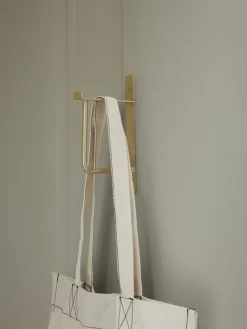 Ferm Living kledinghanger, Brass< Kapstokken & Hangrekken