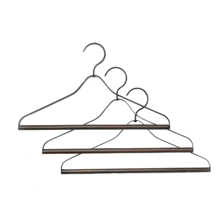 Ferm Living kleerhanger 3-pack, zwart< Kapstokken & Hangrekken|Haken & Hangers