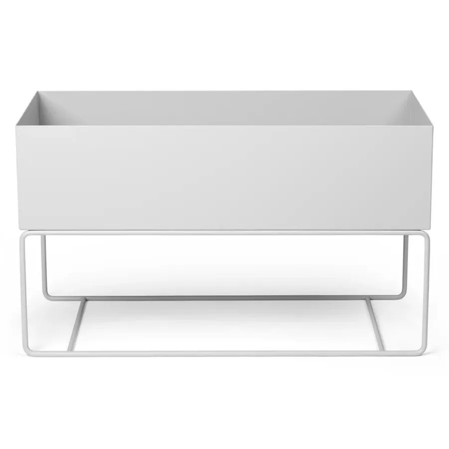 Ferm Living plant box large, Light grey< Bloempotten