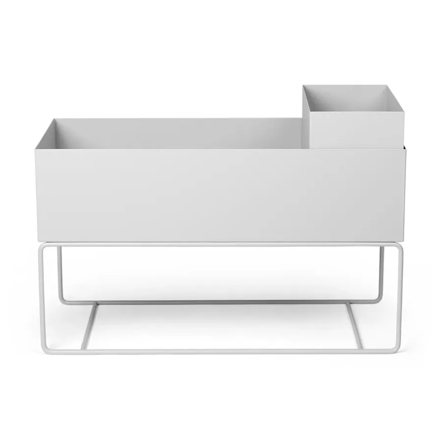 Ferm Living plant box large, Light grey< Bloempotten