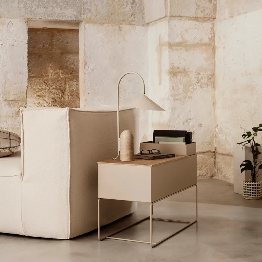 Ferm Living plant box large, Cashmere< Bloempotten
