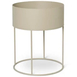 Ferm Living plant box rond, Cashmere< Bloempotten