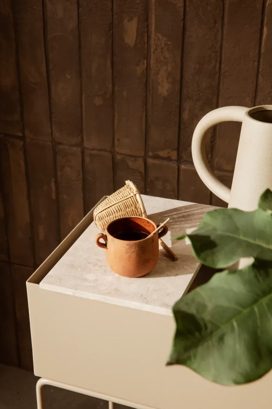 Ferm Living plantenbak, Cashmere (beige)< Bloempotten
