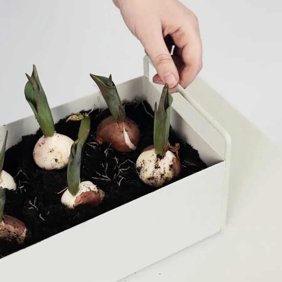 Ferm Living plantenbak klein, lichtgrijs< Bloempotten
