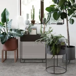 Ferm Living plantenbak, zwart< Bloempotten
