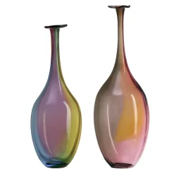 Kosta Boda Fidji fles, medium< Glaskunst|Sculpturen & Porseleinen Beelden