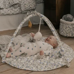 Garbo&Friends Fijne satijnen babygym, Ø90 cm< Kinderkamer Interieuraccessoires|Kinderkamer Interieuraccessoires