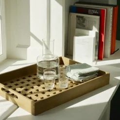 Fritz Hansen Fionia dienblad 36x52 cm, Teak< Decoratieve Accessoires|Decoratieve Dienbladen