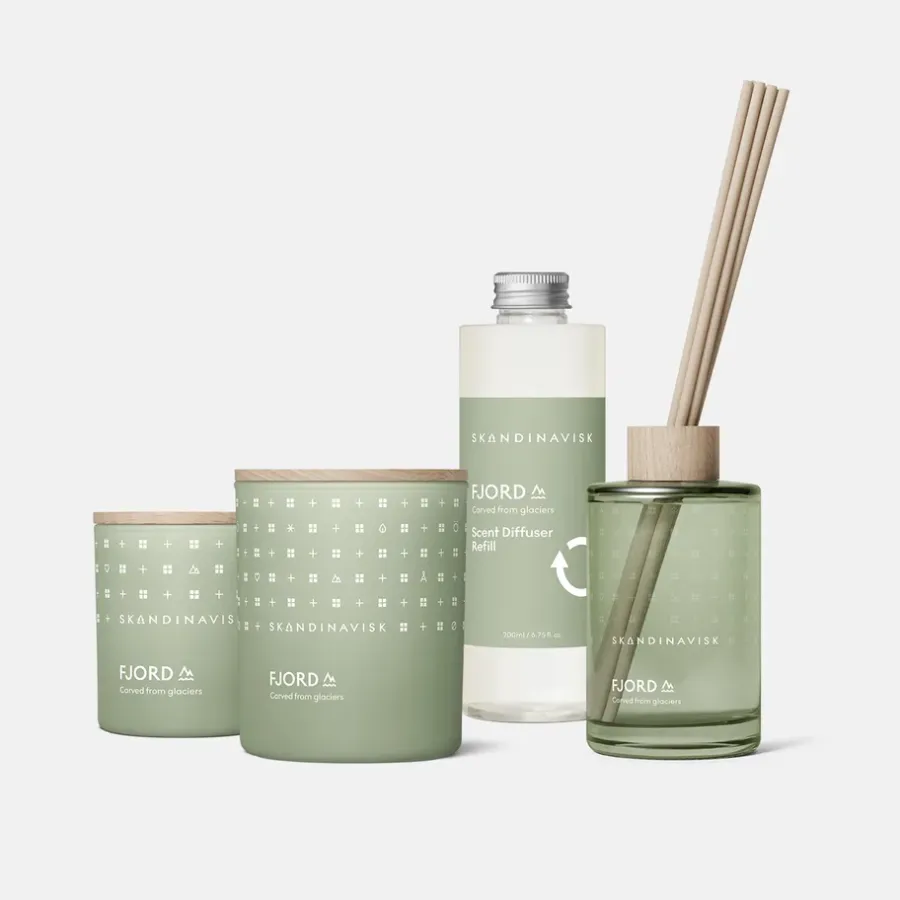 Skandinavisk Fjord geurstokjes, 200 ml< Geurkaarsen & Aroma Diffusers