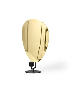 Audo Copenhagen Flambeau kandelaar 30 cm, Black-polished brass< Kandelaars