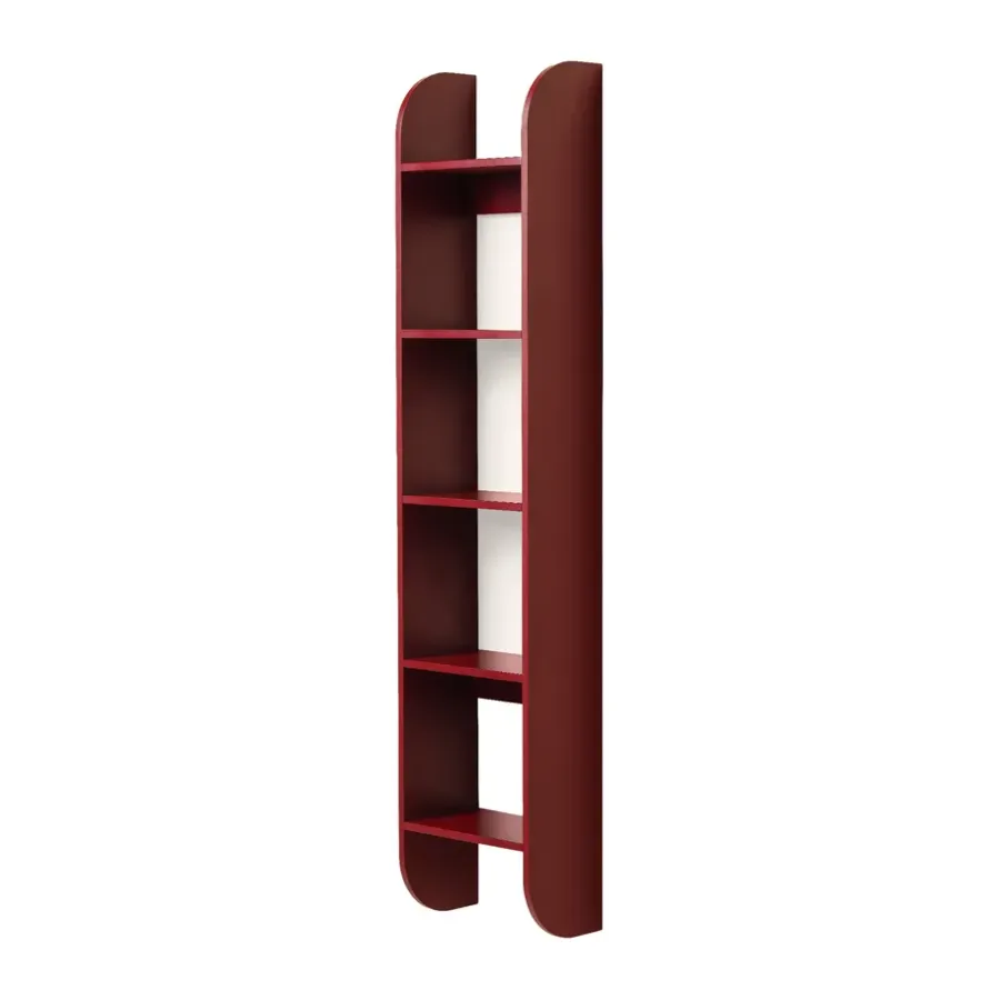 TÔNN furniture Flaneaur wandplank 27x128 cm, Burgundy< Planken & Planksystemen