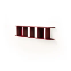 TÔNN furniture Flaneaur wandplank 27x128 cm, Burgundy< Planken & Planksystemen