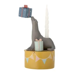 Bloomingville Flor kandelaar zeeleeuw, 19 cm< Kandelaars|Kinderkamer Interieuraccessoires