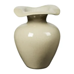Broste Copenhagen Florentina vaas M 32 cm, Beige< Vazen