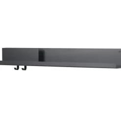 Muuto Folded plank groot, zwart< Planken & Planksystemen
