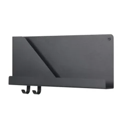 Muuto Folded plank klein, zwart< Planken & Planksystemen