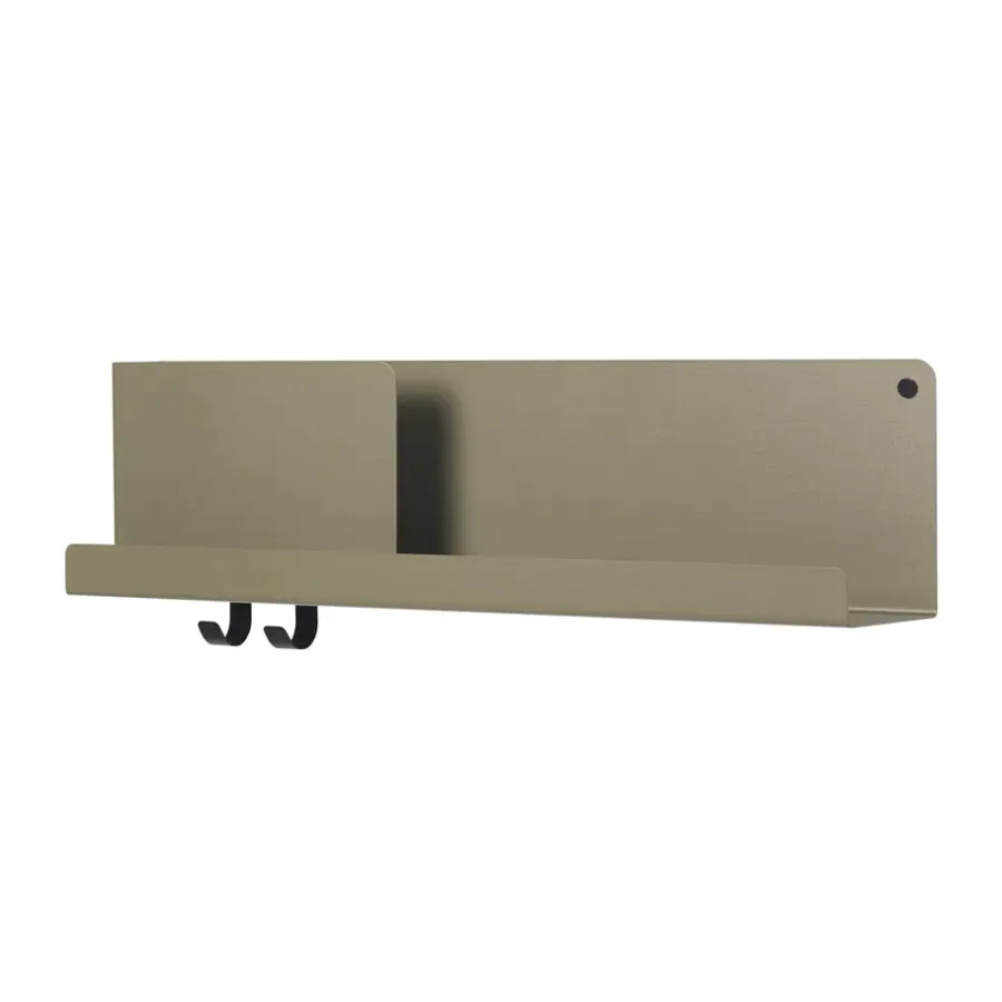 Muuto Folded plank middel, olijf< Planken & Planksystemen