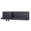 Muuto Folded plank middel, zwart< Planken & Planksystemen
