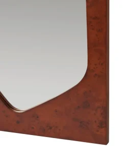 Ferm Living Folia spiegel, Dark stained burl, 135 cm< Wandspiegels