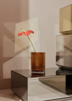 AYTM Folium vaas 20 cm, Amber< Vazen