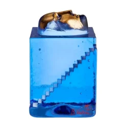 Kosta Boda Fortress Man BV AC-25, Blauw< Glaskunst|Sculpturen & Porseleinen Beelden