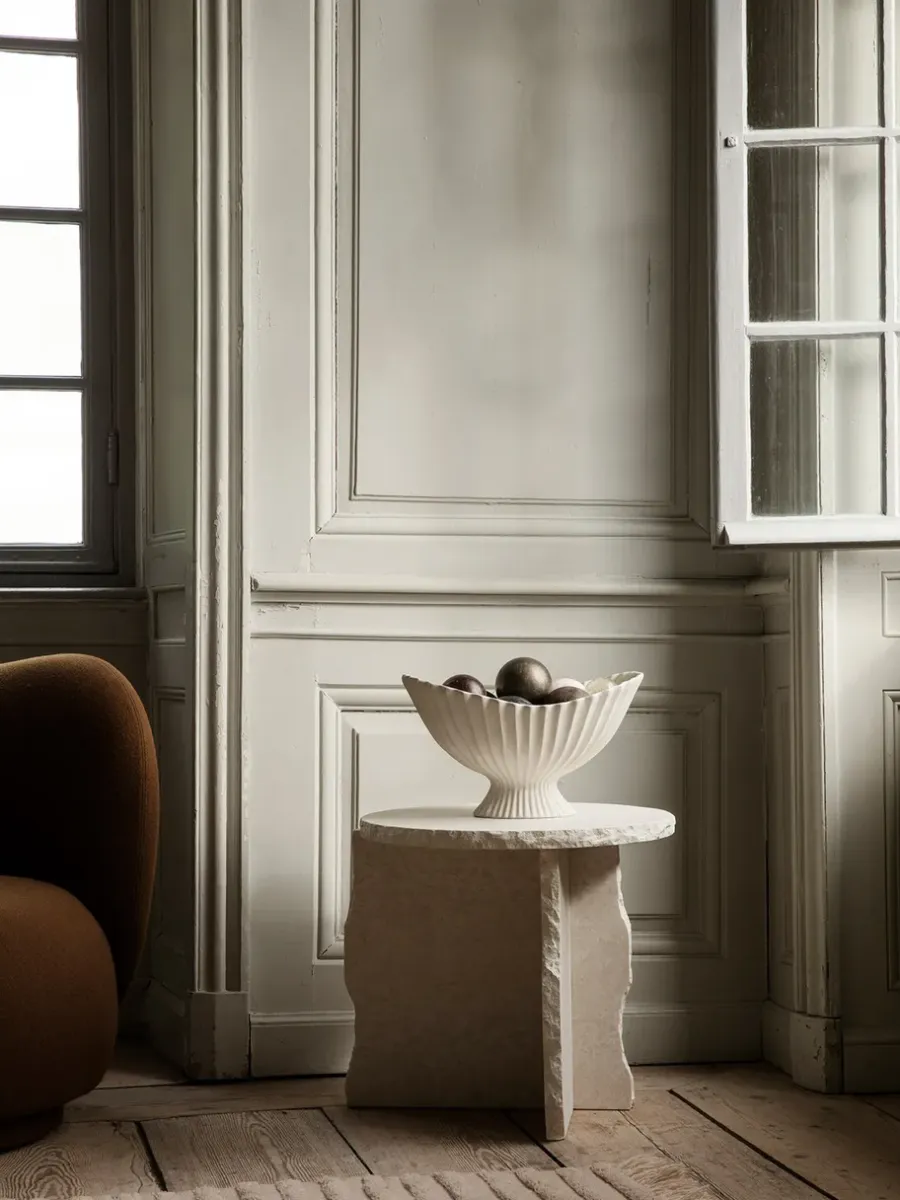 Ferm Living Fountain Centrepiece 41x30,5x24 cm, Off white< Vazen