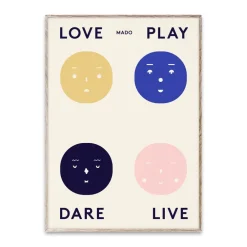 Paper Collective Four Feelings poster, 50x70 cm< Posters|Kinderkamer Interieuraccessoires