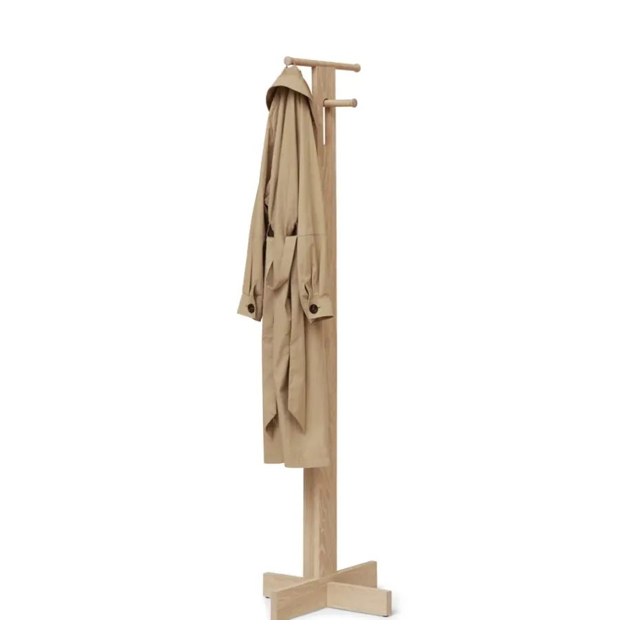 Form & Refine Foyer rockhanger 173,3 cm, Wit eiken< Kapstokken & Hangrekken