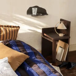 Ferm Living Fracture plank, Zwartgeblakerde aluminum< Planken & Planksystemen