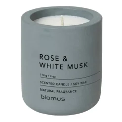 Blomus Fraga geurkaars 24 uur, Rose & White Musk-Flintstone< Geurkaarsen & Aroma Diffusers