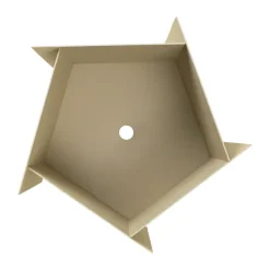 Ferm Living Fragma plantenbak 39x27,5 cm, Cashmere< Bloempotten