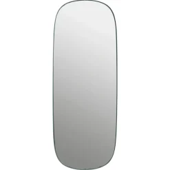 Muuto Framed spiegel groot, Darkgreen-clear, 118x44,5< Wandspiegels