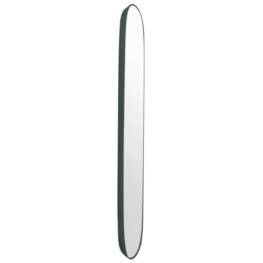 Muuto Framed spiegel groot, Darkgreen-clear, 118x44,5< Wandspiegels