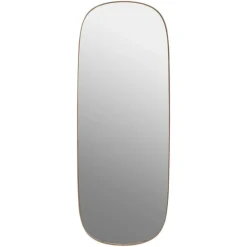 Muuto Framed spiegel groot, Rose-clear, 118x44,5< Wandspiegels