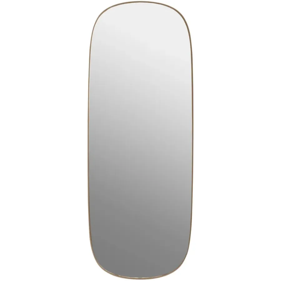 Muuto Framed spiegel groot, Rose-clear, 118x44,5< Wandspiegels