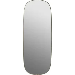 Muuto Framed spiegel groot, Taupe-clear, 118x44,5< Wandspiegels