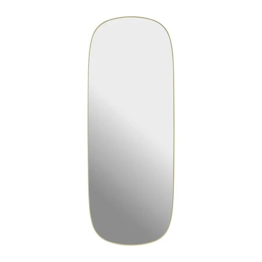 Muuto Framed spiegel, Light yellow-clear, 118x44,5 cm< Wandspiegels