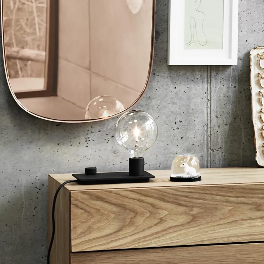 Muuto Framed spiegel, roze, 59x44 cm< Wandspiegels