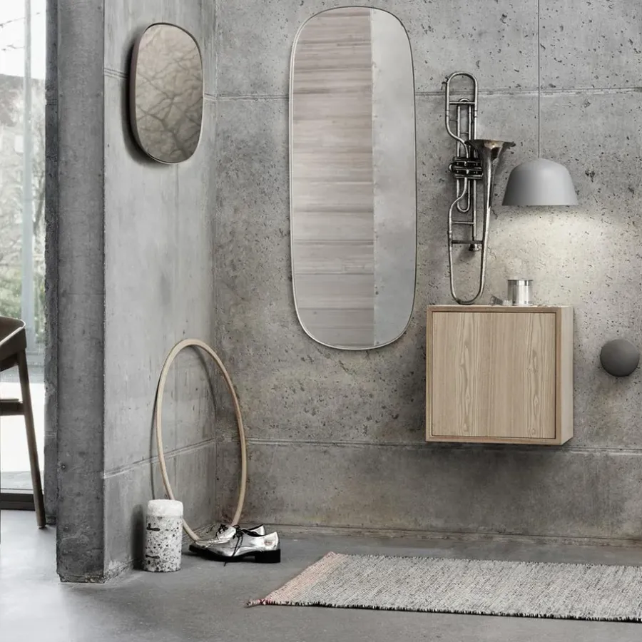 Muuto Framed spiegel, taupe, 59x44 cm< Wandspiegels