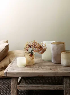 Tell Me More Frost theelichthouder S, Amber (bruin)< Kaarsenhouders & Kaarsenborden