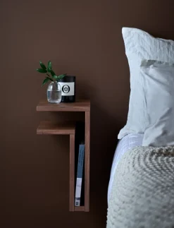 Maze F-shelf wandplank walnoot, plank naar links< Planken & Planksystemen