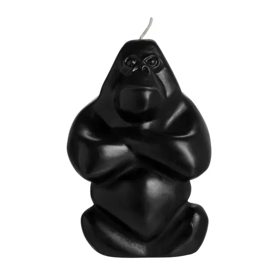 Kosta Boda Gabba Gabba Hey kaars 11,5 cm, Zwart< Kaarsen