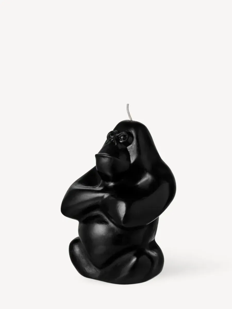 Kosta Boda Gabba Gabba Hey kaars 11,5 cm, Zwart< Kaarsen