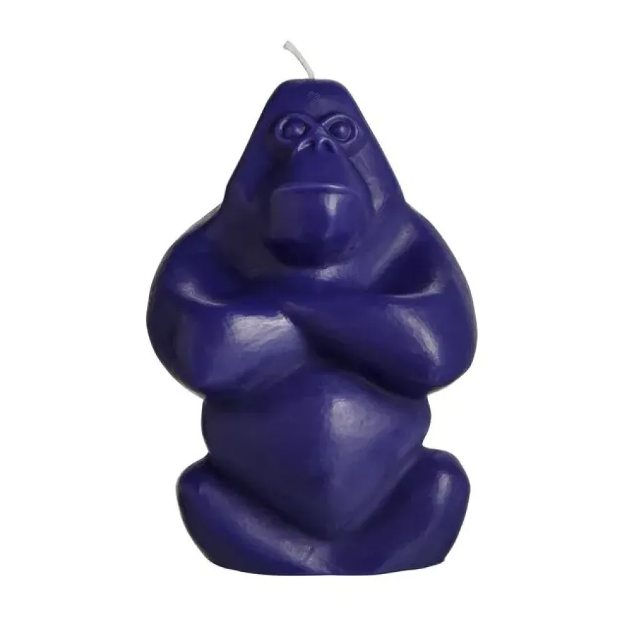 Kosta Boda Gabba Gabba Hey kaars 11,5 cm, Blauw< Kaarsen