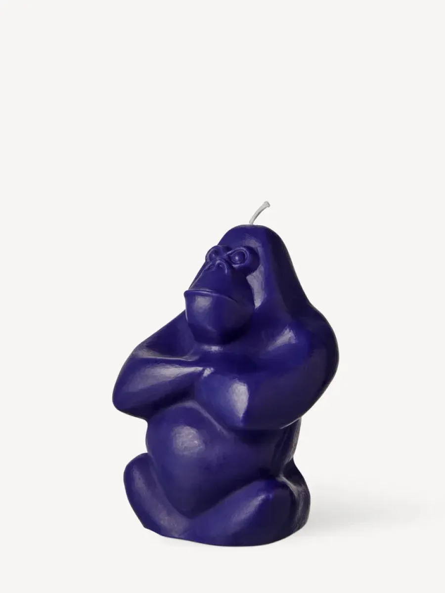 Kosta Boda Gabba Gabba Hey kaars 11,5 cm, Blauw< Kaarsen
