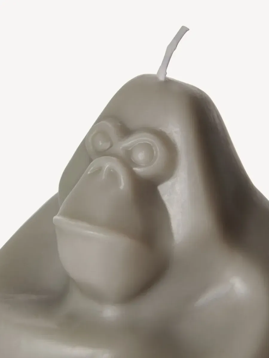 Kosta Boda Gabba Gabba Hey kaars 11,5 cm, Grijs< Kaarsen
