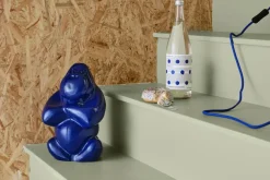 Kosta Boda Gabba Gabba Hey sculptuur 305 mm, Klein blauw< Glaskunst