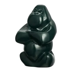 Kosta Boda Gabba Gabba Hey sculptuur 305 mm, Donkergroen< Glaskunst