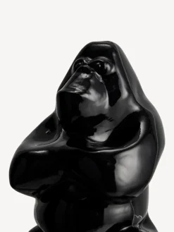 Kosta Boda Gabba Gabba Hey sculptuur 120 mm, Zwart< Glaskunst